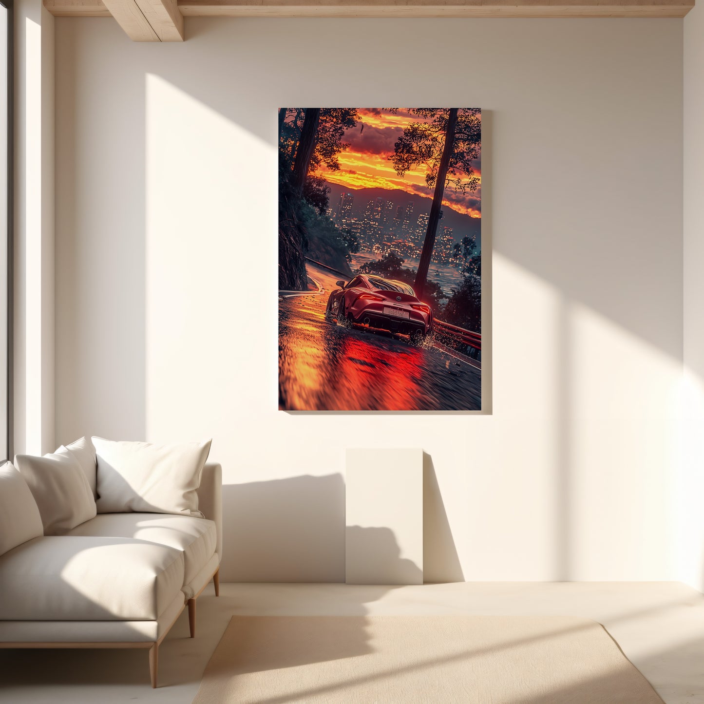 Red Supra Rush canvas