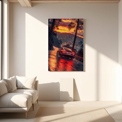 Red Supra Rush canvas
