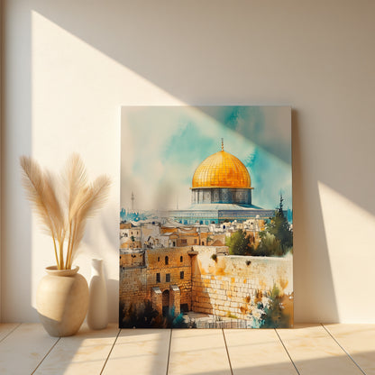 Masjid Al-Aqsa Golden Dome canvas