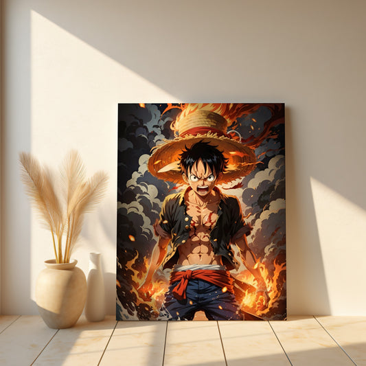 Luffy: Gear of Fury canvas