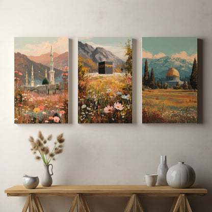 Set of timeless beauty 3 piece art