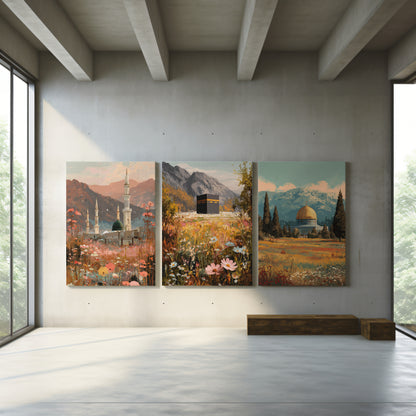 Set of timeless beauty 3 piece art