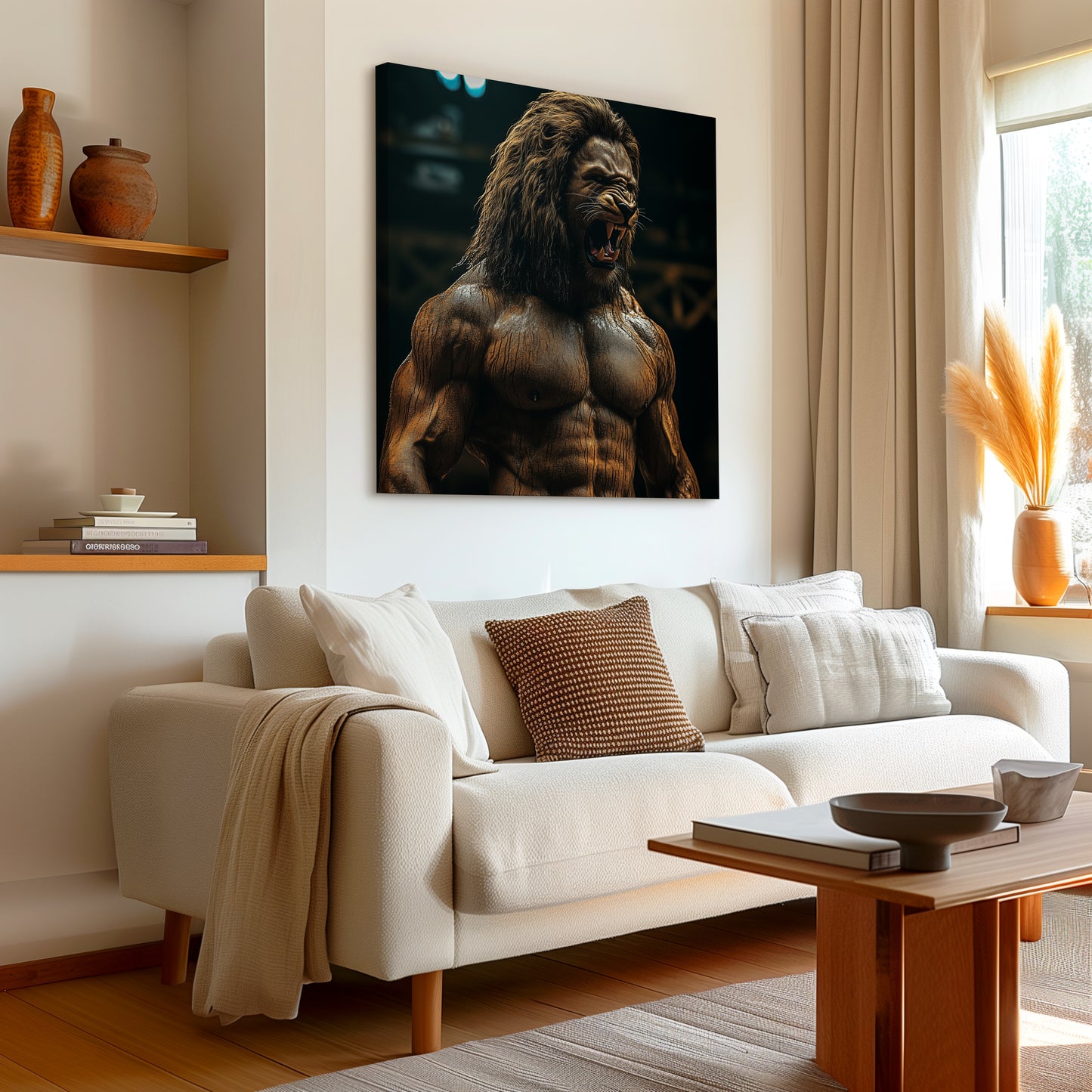 Lion's Fury Canvas