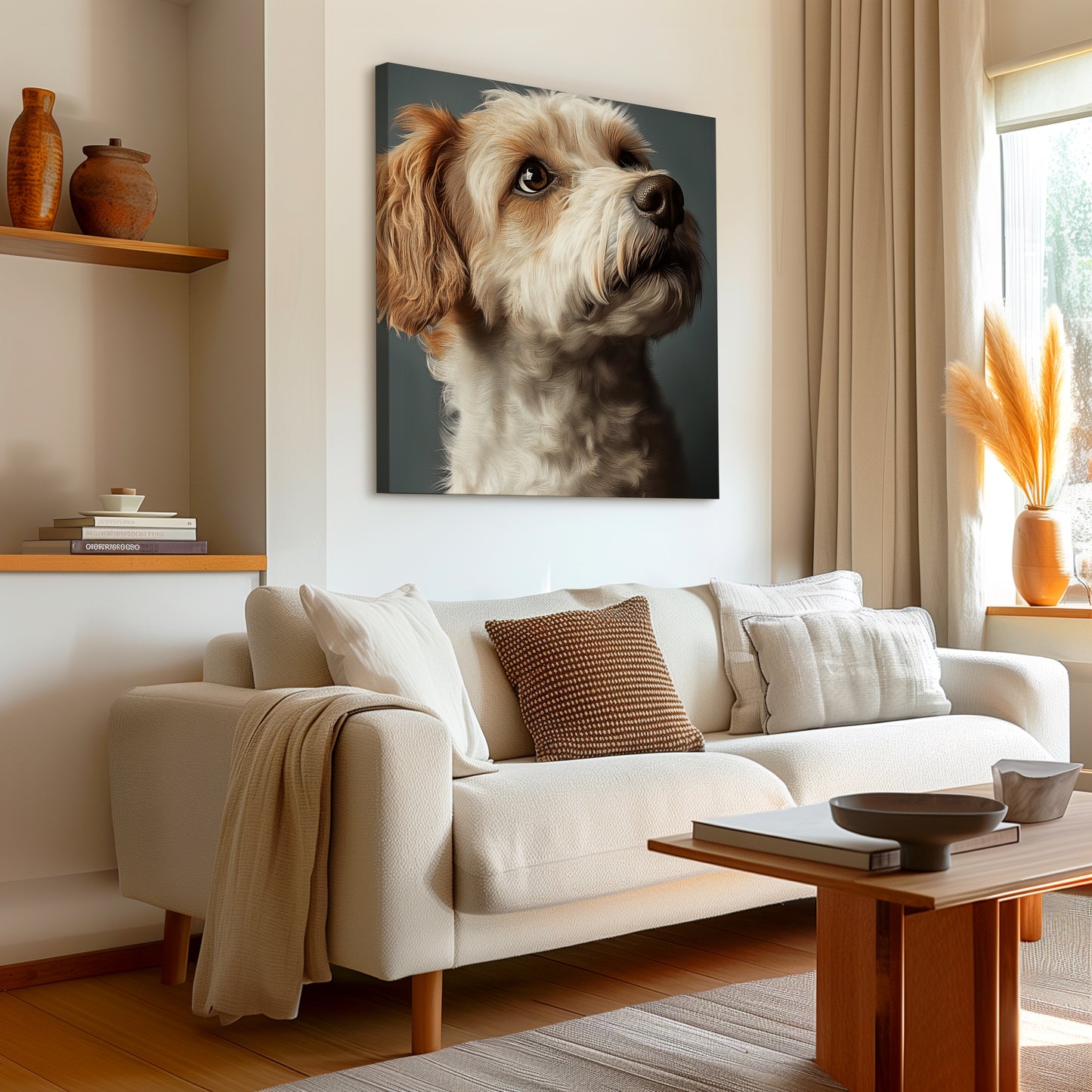 Maltese Dog Canvas