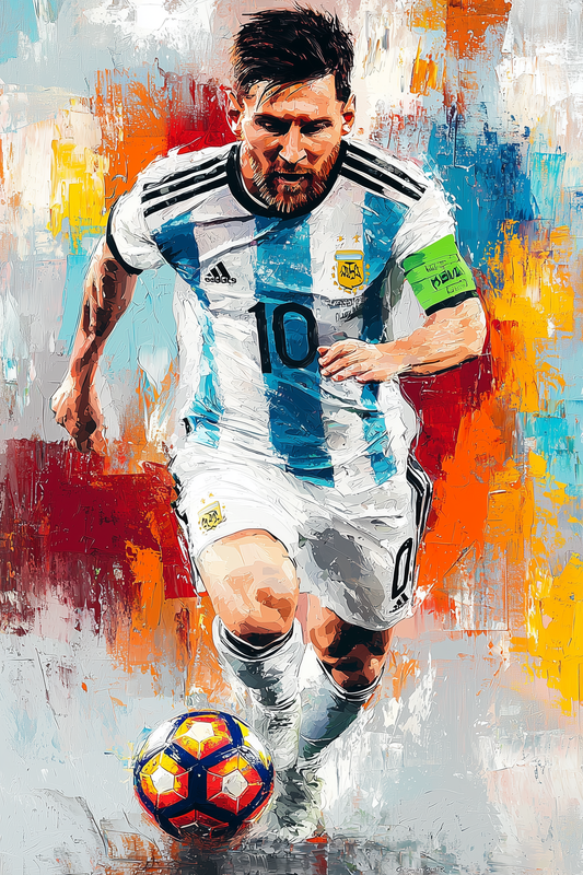 Messi Abstract