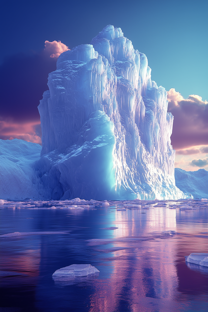 Twilit Glacier