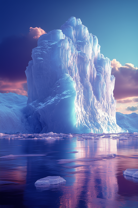 Twilit Glacier