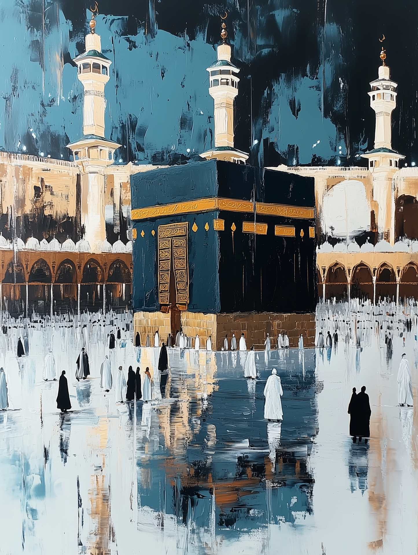 Light of the Holy Lands – 3-Piece Islamic Wall Art